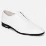 Pantofi albi eleganti pentru barbati piele naturala de culoare GKR71A